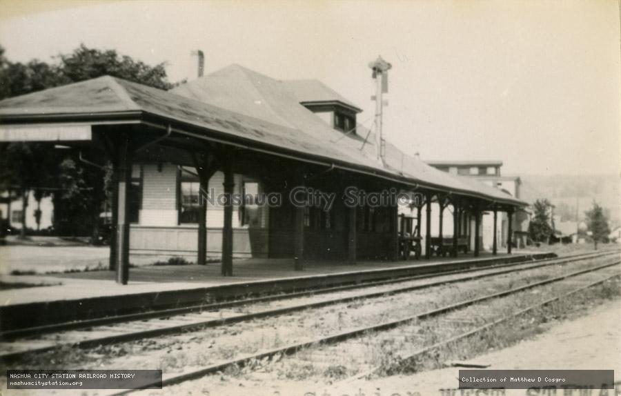 Postcard: West Stewartstown station